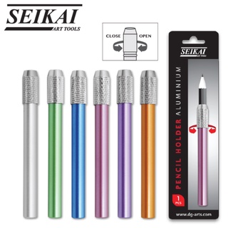 (KTS)ปลอกต่อดินสอคละสี E-CY003 Seikai Pencil Holder ขนาดเส้นผ่าศูนย์กลาง 8 มม.(คละสี) Pencil case