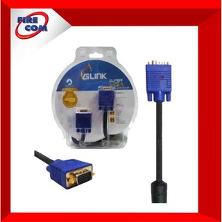 สาย VGA Cable GLink 3.0 m สายกลม Super VGA for All Projector and LCD/LED (Svga001) สามารถออกใบกำกับภาษีได้