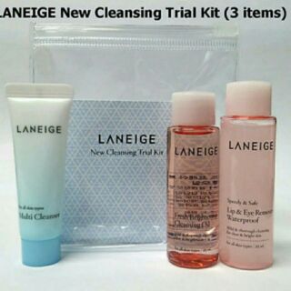 (ของแท้) เซตทำควาทสะอาด 3 ชิ้น Laneige New Cleansing Trial kit