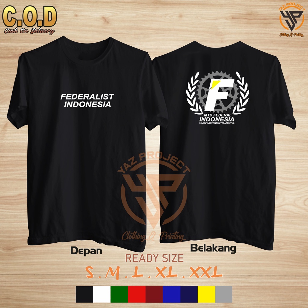 เสื้อยืด FEDERAL / เสื้อยืด CYCLING / เสื้อยืด FEDERAL INDONESIA 8