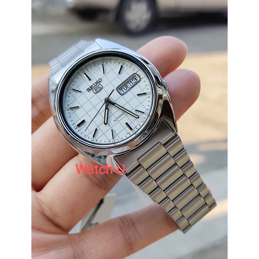 นาฬิกาข้อมือ ผู้ชาย SEIKO 5 Automatic men watch รุ่น SNXF05K1 SNXF05K SNXF05