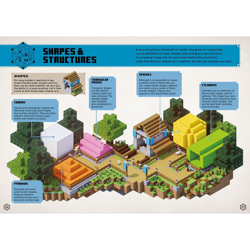 Querida หนังสือภาษาอังกฤษ All New Official Minecraft Creative Handbook ...