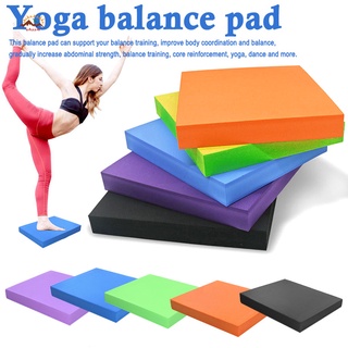 ❤️ ขายร้อน ❤️เทศกาลสงกรานต์ Balance Foam Pad Yoga Mat Exercise Non-slip Waterproof Soft for Fitness Training