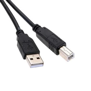 สาย USB 2.0 TO Printer cable AM/BM ยาว 1.8m 3m 5m 10m High Speed-ดำ