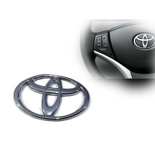 Logo Toyota ติดพวงมาลัย ขนาด4.5×6.5 cm