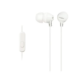 Sony หูฟัง In Ear รุ่น MDR-EX15AP | Comfortable, secure-fitting silicone earbuds | mm neodymium drivers for powerful