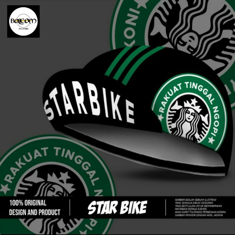CYCLING CAP STAR BIKE ORIGINAL BIKE HAT
