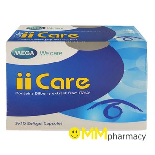 Mega We Care ii Care Bilberry Extract 30 เเคปซูล