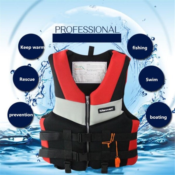 Adults Life Vest Swimming Boating Surfing Aid Floating Vest Life Jacket ...