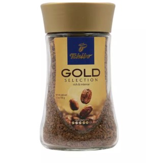 TCHIBO Coffee Gold Selection Rich Intense Freeze Dried Coffee ทชิโบโกลด์ กาแฟสำเร็จรูป Germany Imported) 100 กรัม