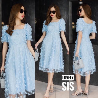 🆕🌿🌺🌼🌸💙🇰🇷 Floral 3D SQ Dress 🇰🇷💙