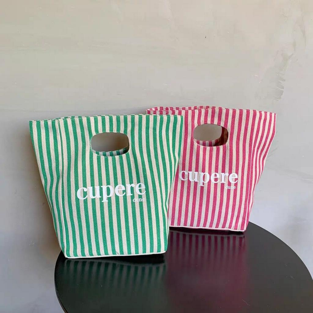 กระเป๋าถือ ผ้าแคนวาส พิมพ์ลายตัวอักษรภาษาอังกฤษ สีสันสดใส คุณภาพสูง สไตล์ญี่ปุ่น แฟชั่นสําหรับผู้หญิง – โปรปัง