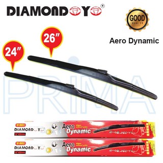 ใบปัดน้ำฝน DIAMOND EYE (กล่องแดง) ขนาด 24"+26"