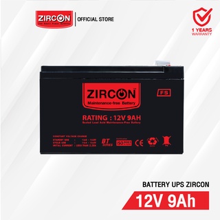 ZIRCON เเบตเตอรี่เครื่องสำรองไฟ  รับประกัน 1 ปีเต็ม [OFFICIAL STORE]