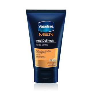 Vaseline Men Face Anti-Dullness Face Scrub 100ml. วาสลีน เม็น แอนตี้ ดัชแนท เฟซ สครับ เพื่อผิวหน้าผู้ชายสดชื่น