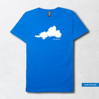 over the sky T-shirt กราฟฟิค เสื้อยืดคอกลม - ท้องฟ้าและก้อนเมฆ Cloud