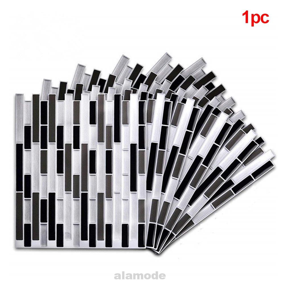 3D Bathroom DIY Home Decor Kitchen Mosaic Tile Self Adhesive Non-toxic ...