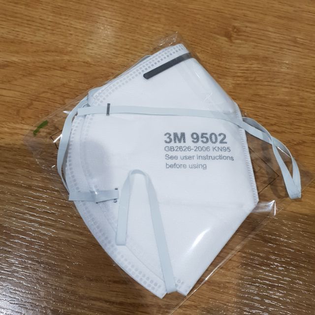 หน้ากาก แพคคู่ 3M 9502 N95 กันฝุ่น PM2.5