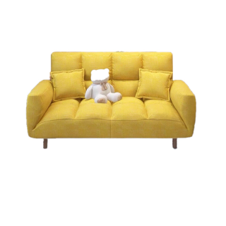 โปรโมชั่น : ins style Sofaโซฟาปรับนอน ปรับนอนได้ 5 ระดับ มาพร้อมหมอนอิงเข้าเซต 2 ใบ（SF4）
