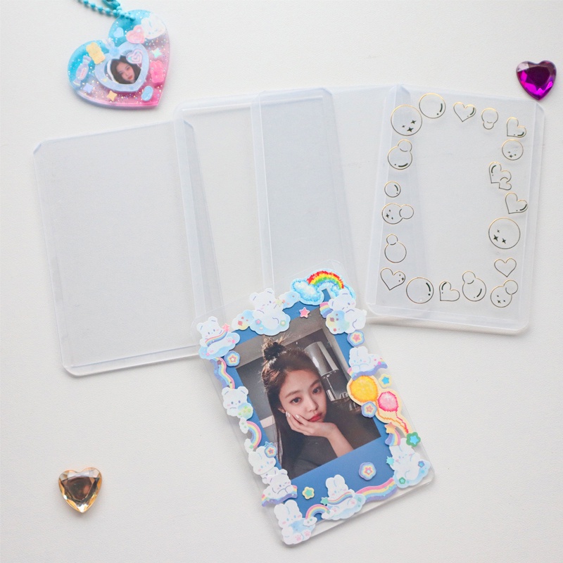 10 ชิ้น กันน้ํา ใส PVC ป้องกันรูปถ่าย นักเรียน แบบพกพา หนา เคสการ์ด