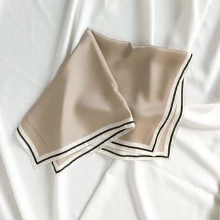 🔥พร้อมส่ง🔥 ผ้าโพกหัว【70x70 ซม】ผ้าพันคอซาตินแบบ Classy