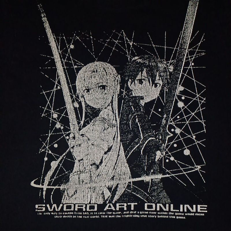 เสื้อยืด Usa 🇯🇵อนิเมะญี่ปุ่น Sword Art Online Size M 19/26