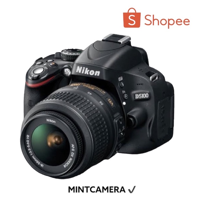 Nikon D5100 ‼️สินค้ามือสองสภาพดี‼️พร้อมเลนส์ พร้อมอุปกรณ์ใช้งาน มีกระเป๋ากล้อง