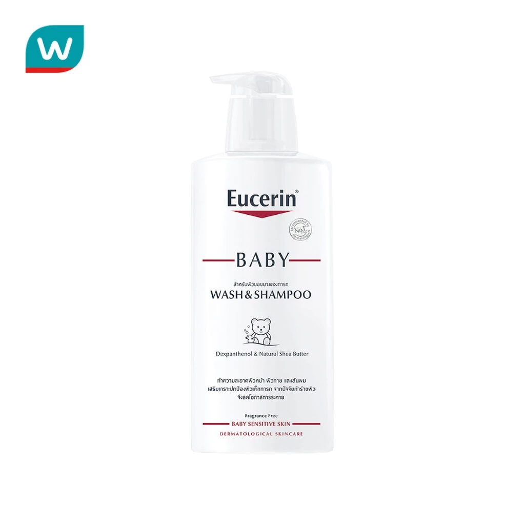 Eucerin ยูเซอริน เบบี้ วอชแอนด์แชมพู 400มล