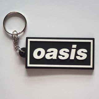 พวงกุญแจยาง OASIS โอเอซิส Rock ร๊อค