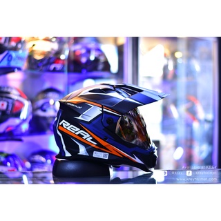 หมวกReal model Venger Plus Challenger Black Navy Blue Orange Matt