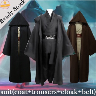 เสื้อคลุมคอสเพลย์ Star Wars Jedi Darth Vader Anakin Skywalker สีดํา