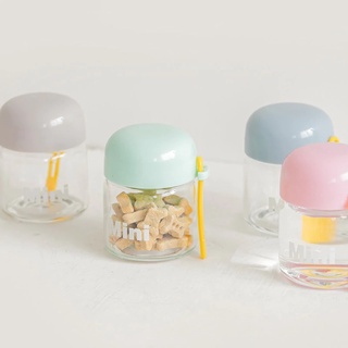 Bite Me Mini Glass Water กระปุกแก้วใส่ขนมพกพา 350ml