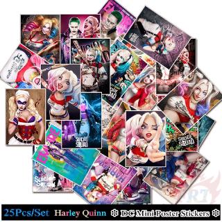 ❉โปสเตอร์ขนาดเล็กสําหรับ Harley Quin - Dc 25 ชิ้น / ชุดสติ๊กเกอร์