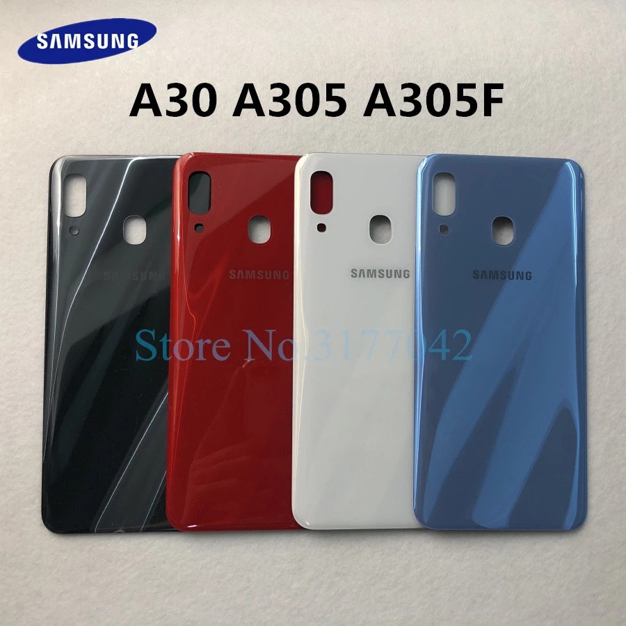 ฝาครอบแบตเตอรี่ด้านหลัง A30 สําหรับ Samsung Galaxy A30 A305 A303F A305F-DS