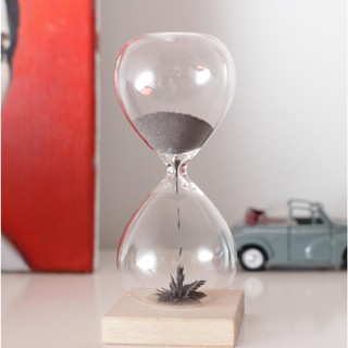 Kikkerland Hourglass Magnetic Sand - นาฬิกาทรายแม่เหล็กจับเวลา