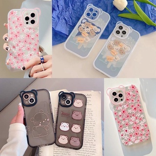 เคสกล้องหมี  เคส สำหรับ รุ่น IP  6 / 7 / 8 / SE 2020 / 6 Plus / 7 Plus / 8 Plus / 11 / 12 / 13  เคสราคาถูก เคสมือถือcase