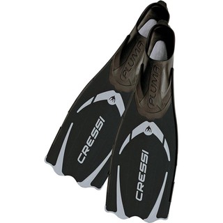 CRESSI PLUMA DIVING FINS สีดำ -ฟินตีนกบดำน้ำสำหรับน้ำตื้น/น้ำลึก สกูบ้า