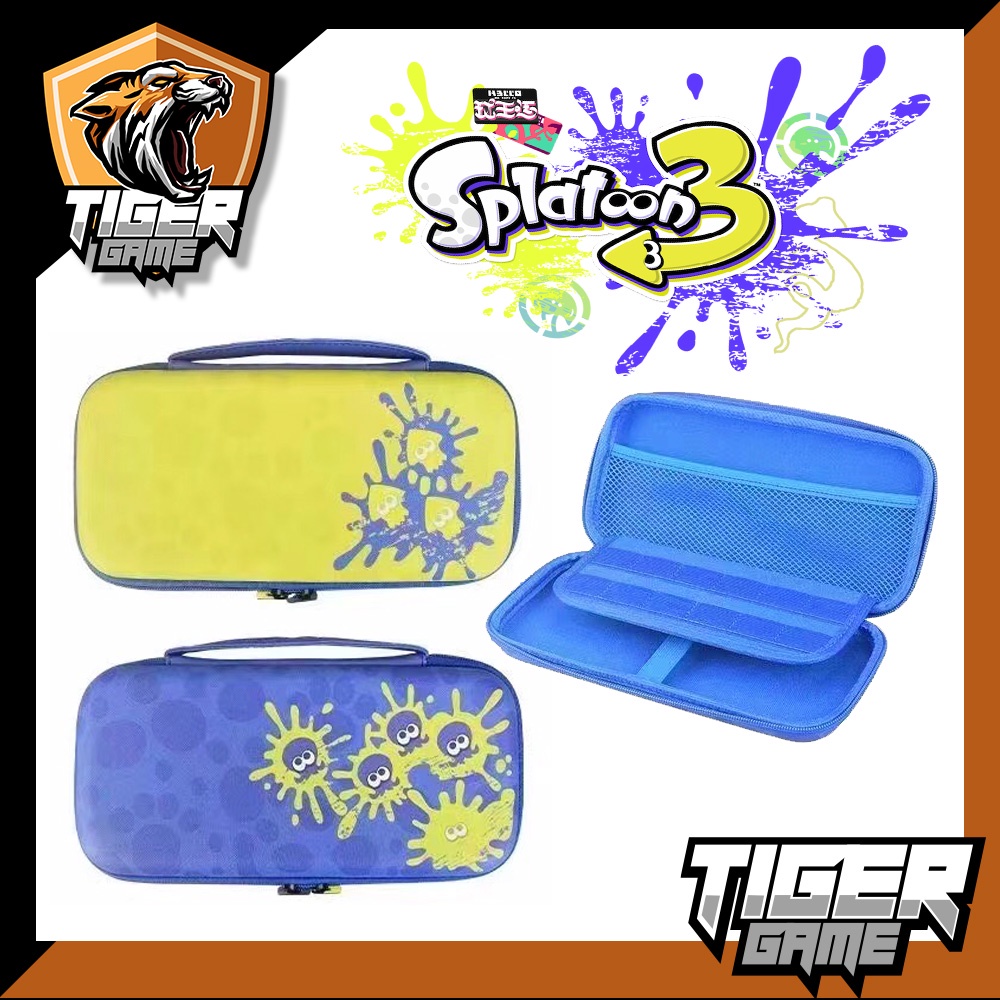กระเป๋าใส่เครื่อง Nintendo Switch / OLED ใส่เกมได้ 12 ช่อง ลาย Splatoon 3 (Nintendo Switch OLED Bag)