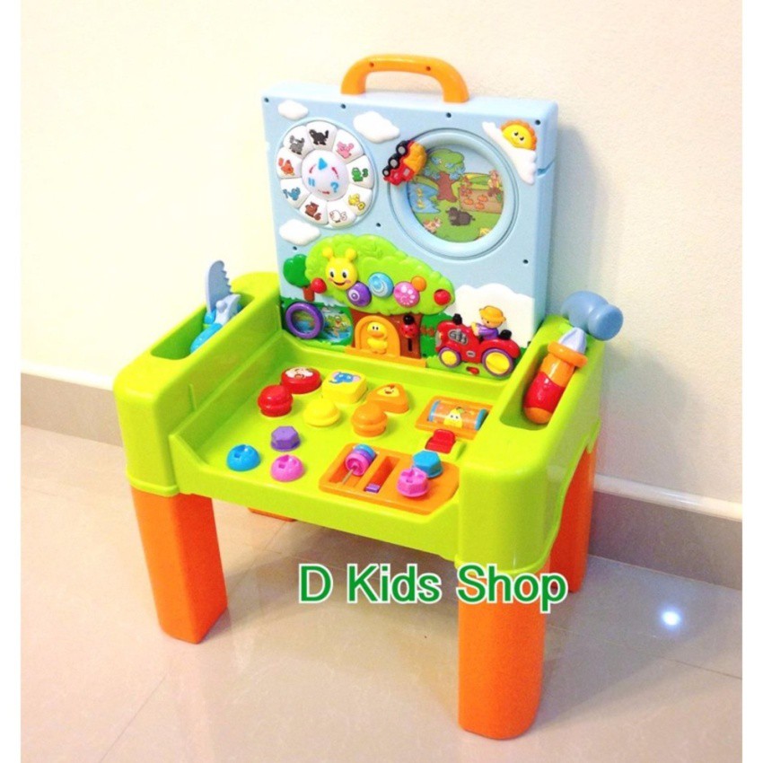 ของเล่น โต๊ะกิจกรรมเด็ก โต๊ะกิจกรรมอัจฉริยะ คุณหนูน้อย 6 in 1 สอนภาษา