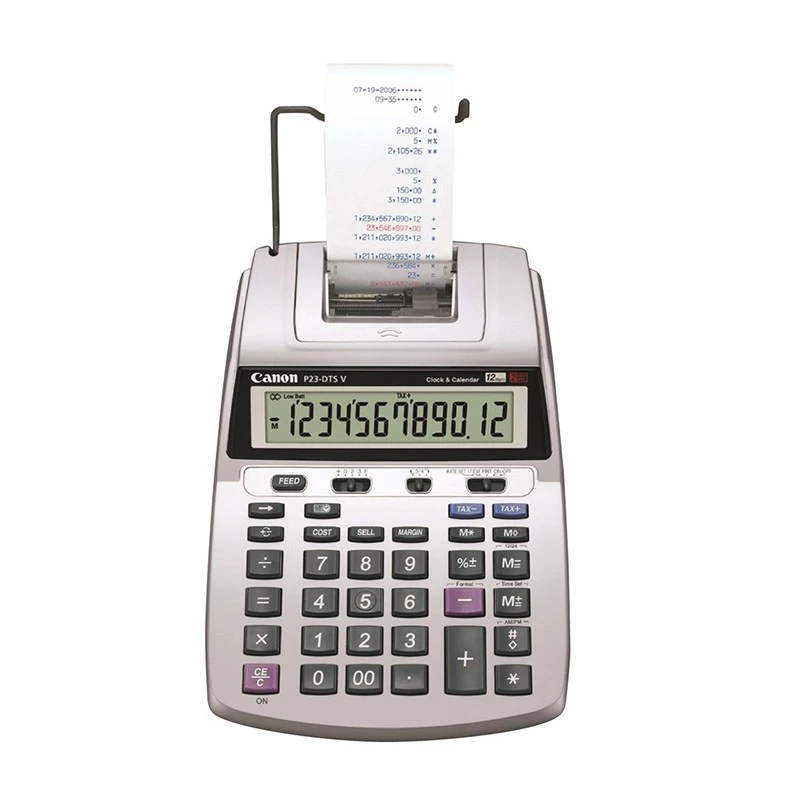 เครื่องคิดเลข Canon P23-DTSC แถมฟรี กระดาษ 2 ม้วน