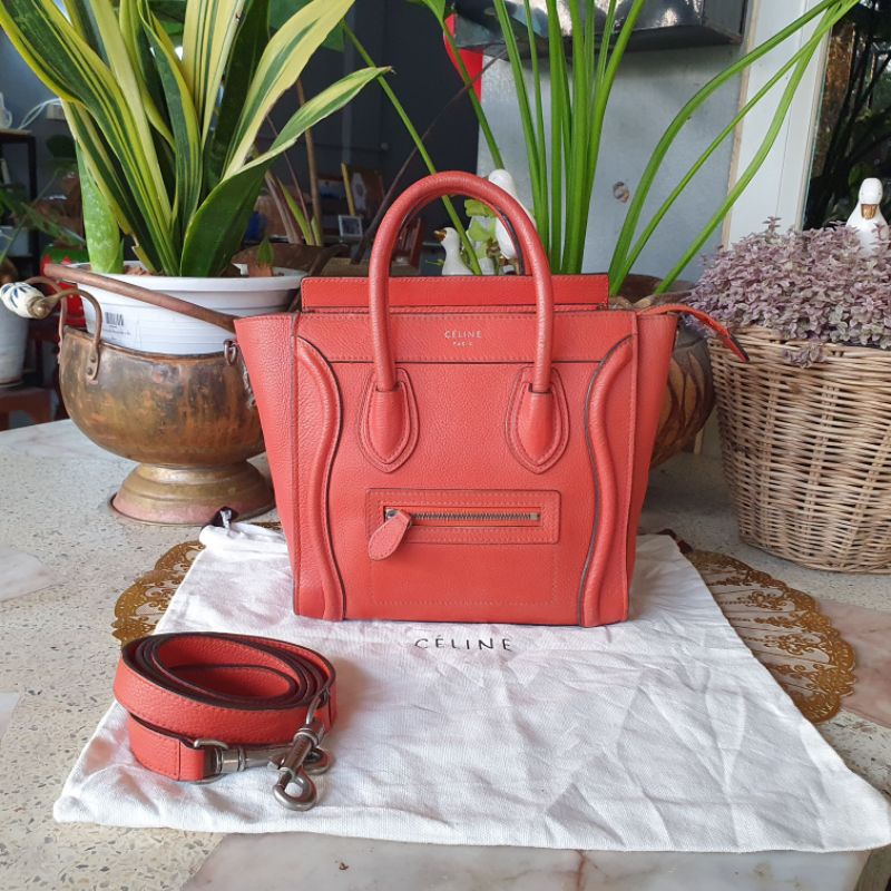 กระเป๋า Celine nano Luggage bag ปี2012 (ของแท้มือสอง)