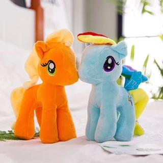 Pony ตุ๊กตาโพนี่ มายลิตเติ้ลโพนี่ ตุ๊กตายัดนุ่น สายรุ้งตุ๊กตา สีสวย น่ารักงานป้ายลิขสิทธิ์แท้ ขนาด 30ซม. มาะสำหรับเป็น ข
