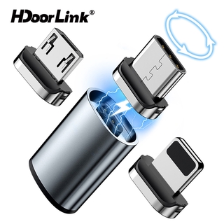 Hdoorlink Type C Micro Usb สายเคเบิ้ลอะแดปเตอร์แปลงเชื่อมต่อที่ชาร์จโทรศัพท์มือถือ