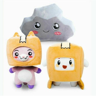 ตุ๊กตาฟิกเกอร์ Lankybox Boxy Foxy Rocky แบบนิ่ม ของเล่นสําหรับเด็