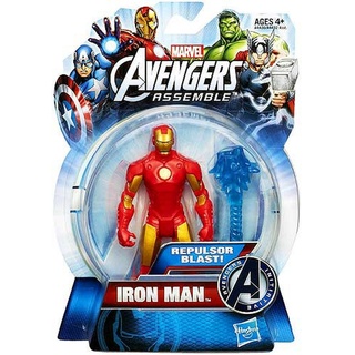 HASBRO : MARVEL AVEMGERS ASSEMBLE 2013 : IRON MAN 3.75-Inch Figure รุ่นจุดขยับ 5 จุด ของแท้ 100%