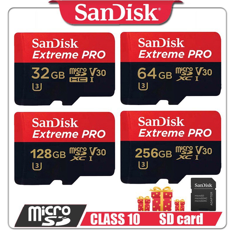 [NEW]  U3 128GB SD card 32GB 64GB 256GB 512GB Memory Card C10 A2 90MB/s Micro SD SD527X