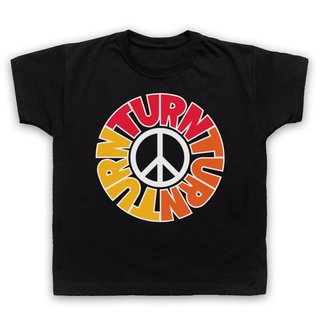 เสื้ เสื้อยืด พิมพ์ลายวงร็อค The Byrds Un Turn Turn Seasons สไตล์มินิมอล แฟชั่นสําหรับเด็กS-5XL
