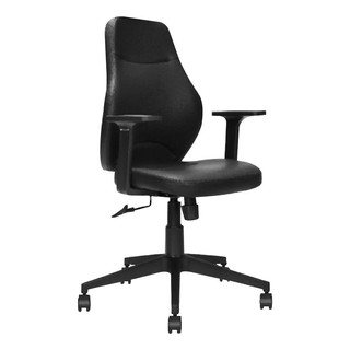 Office chair OFFICE CHAIR QZY-1973 PU BLACK Office furniture Home &amp; Furniture เก้าอี้สำนักงาน เก้าอี้สำนักงาน QZY-1973 P