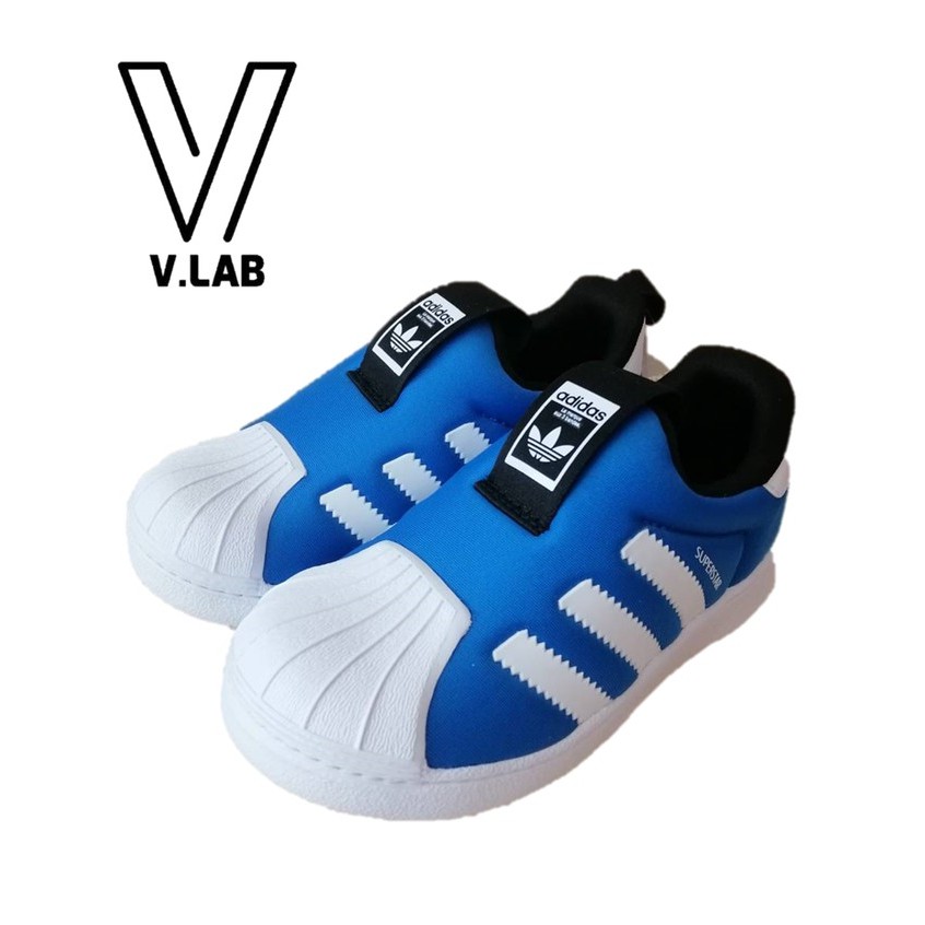 รองเท้าเด็ก Adidas Superstar 360I สีฟ้า/ขาว