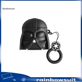 [RB] เคสหูฟังไร้สาย น้ําหนักเบา กันกระแทก ลาย Star War Darth-Vader สีดํา